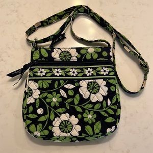 Vera Bradley Lucky You Crossbody Hipster floral compartment organizer bag purse
